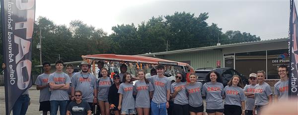 OATC Roadrunners ready to march in the parade